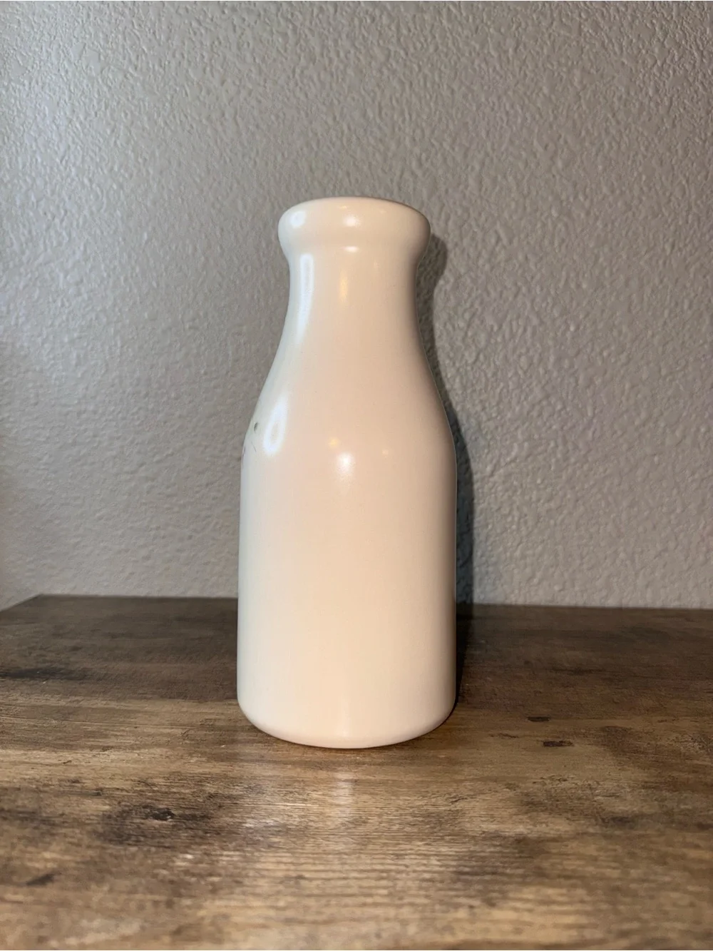 Vintage Pfaltzgraff USA Floral Milk Bottle Vase